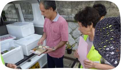 地域への配食サービス